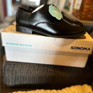 Sonoma Men's Classic Black Oxfords